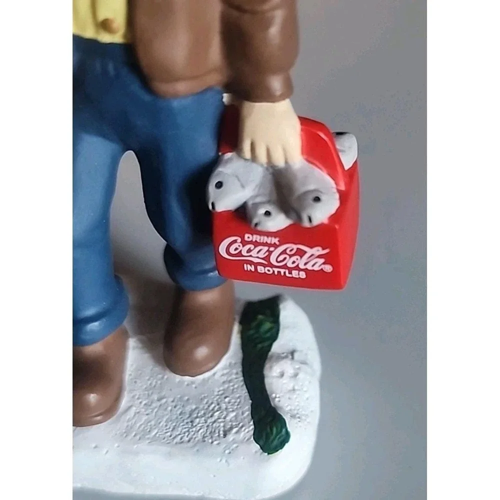 1999 Coca-Cola Town Square figure The Big Catch fish fisherman Coke Vintage